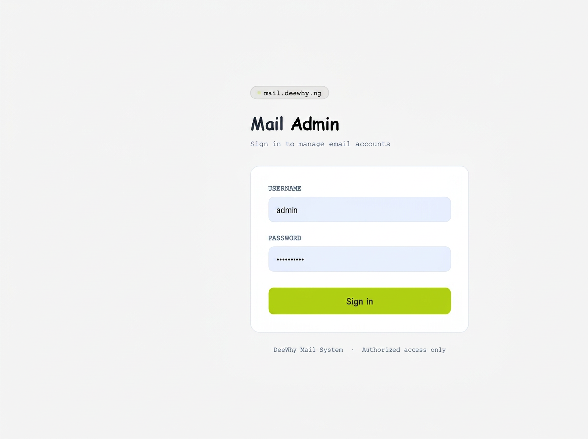 Secure admin sign-in